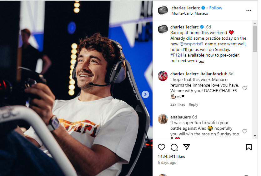 Charles Leclerc Vater