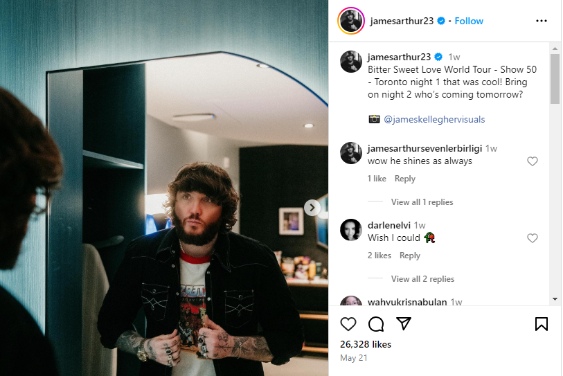 James Arthur Freundin: Liebescomeback mit Ex-Freundin Jessica Grist?