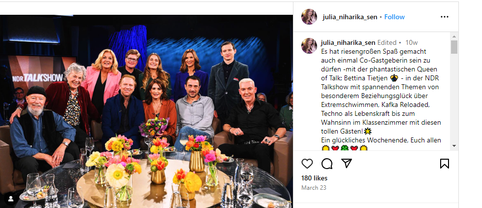 Julia Niharika Sen Ehemann