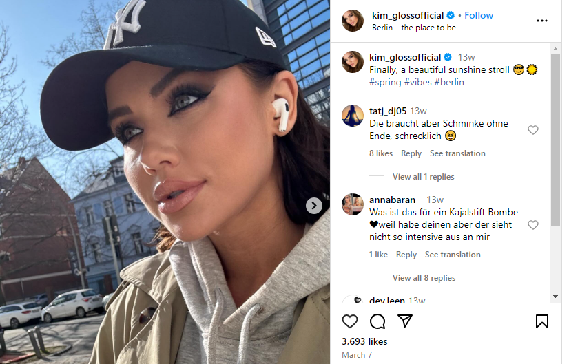 Kim Gloss Ehemann: Glücklich verheiratet? Aktueller Beziehungsstatus der Influencerin