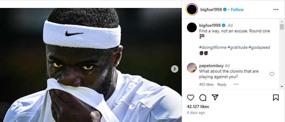 Frances Tiafoe Freundin