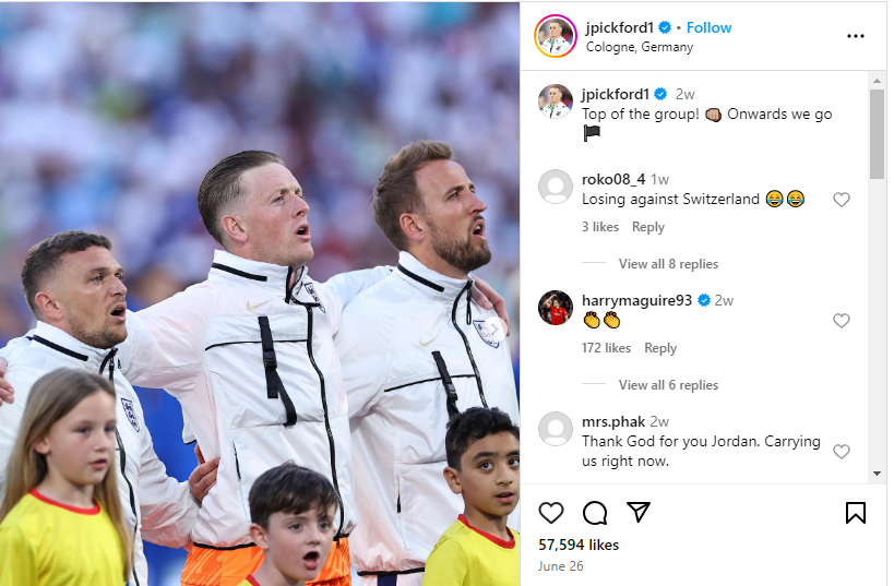 Jordan Pickford Größe