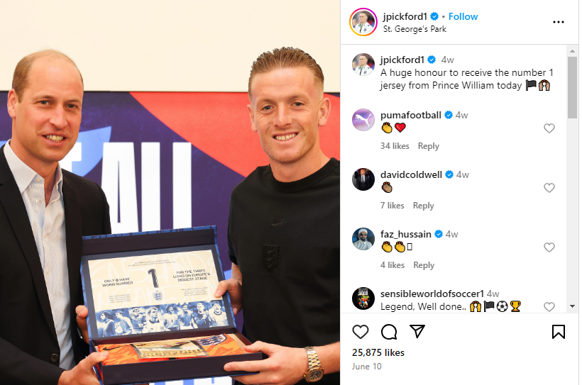 Jordan Pickford Größe