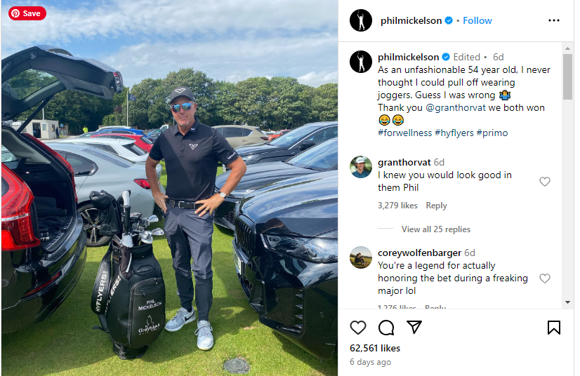 Phil Mickelson Vermögen