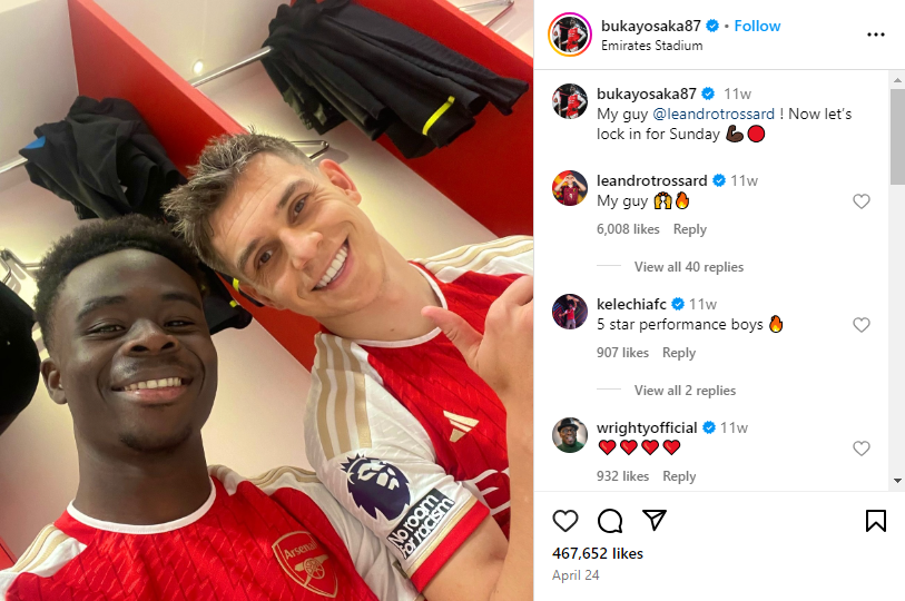 Bukayo Saka Freundin